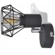Απλίκα Τοίχου 2 τεμ. Βιομηχανικό Στιλ Μαύρο με Λαμπτήρα LED Filament