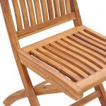 Καρέκλες κήπου σετ δύο τεμαχίων από μασίφ ξύλο teak με ανθρακί μαξιλάρια