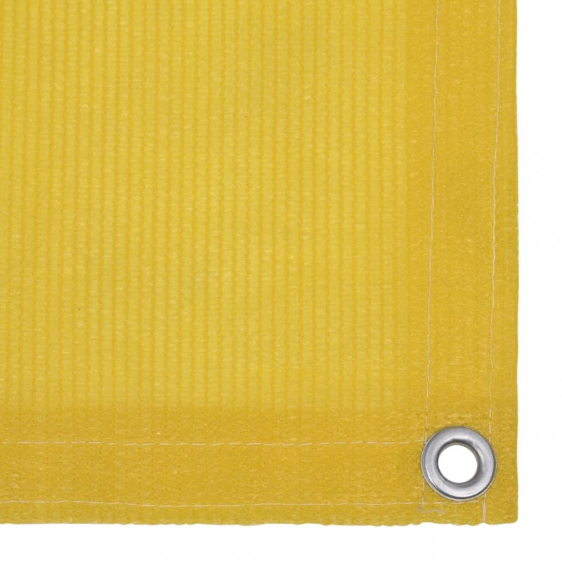 Διαχωριστικό Βεράντας Κίτρινο 75 x 300 εκ. από HDPE