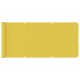 Διαχωριστικό Βεράντας Κίτρινο 75 x 400 εκ. από HDPE