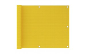 Διαχωριστικό Βεράντας Κίτρινο 75 x 600 εκ. από HDPE
