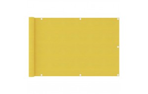  Διαχωριστικό Βεράντας Κίτρινο 90 x 400 εκ. από HDPE