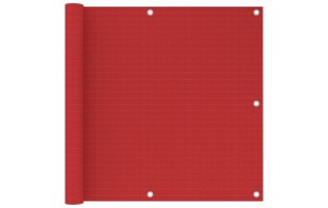  Διαχωριστικό Βεράντας Κόκκινο 90 x 300 εκ. από HDPE