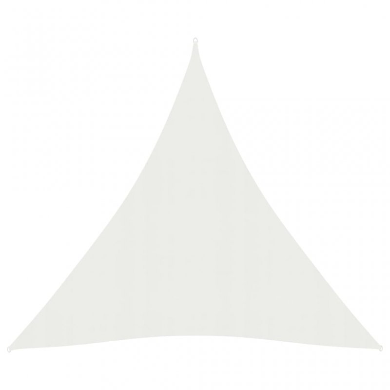 Πανί Σκίασης Λευκό 5 x 7 x 7 μ. από HDPE 160 γρ./μ²