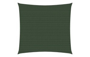  Πανί Σκίασης Σκούρο Πράσινο 3,6 x 3,6 μ. από HDPE 160 γρ./μ²