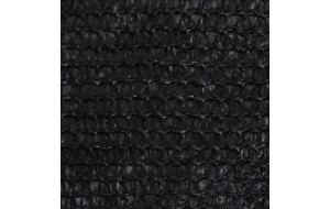  Πανί Σκίασης Μαύρο 3,6 x 3,6 μ. από HDPE 160 γρ./μ²
