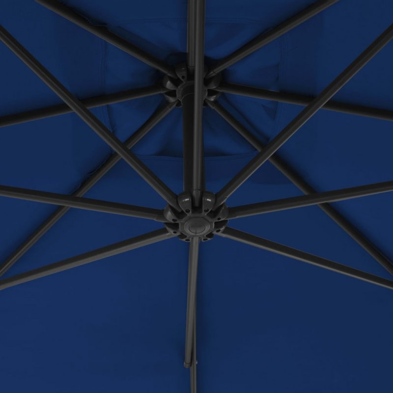 Ομπρέλα Κρεμαστή Αζούρ 250 x 250 εκ. με Ατσάλινο Ιστό