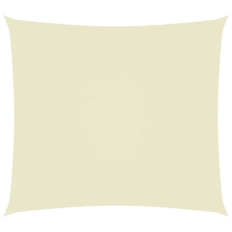 Πανί Σκίασης Ορθογώνιο Κρεμ 3,5 x 4,5 μ. από Ύφασμα Oxford