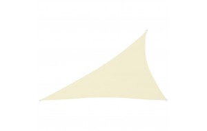  Πανί Σκίασης Τρίγωνο Κρεμ 3 x 4 x 5 μ. από Ύφασμα Oxford
