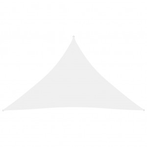  Πανί Σκίασης Τρίγωνο Λευκό 4 x 4 x 5,8 μ. από Ύφασμα Oxford