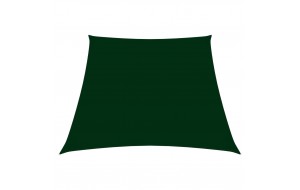  Πανί Σκίασης Τραπέζιο Σκούρο Πράσινο 3 x 4x2 μ. από Ύφασμα Oxford