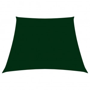  Πανί Σκίασης Τραπέζιο Σκούρο Πράσινο 3 x 4x2 μ. από Ύφασμα Oxford