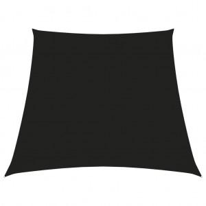  Πανί Σκίασης Τραπέζιο Μαύρο 3 x 4 x 3 μ. από Ύφασμα Oxford 