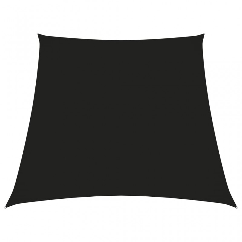 Πανί Σκίασης Τραπέζιο Μαύρο 3 x 4 x 3 μ. από Ύφασμα Oxford
