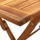 Τραπέζι κήπου πτυσσόμενο από μασίφ ξύλο ακακίας 120x70x75 εκ