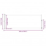 Σκίαστρο Πλαϊνό Συρόμενο Βεράντας Ανθρακί 180 x 500 εκ.