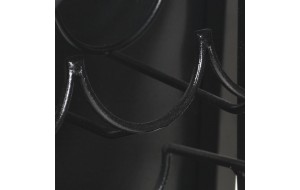 Κάβα κρασιών με όψη τρακτέρ σε λευκό χρώμα από ξύλο μάνγκο 49x31x170 εκ