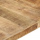 Τραπεζάκι σαλονιού από ακατέργαστο ξύλο μάνγκο 140x140x40 εκ