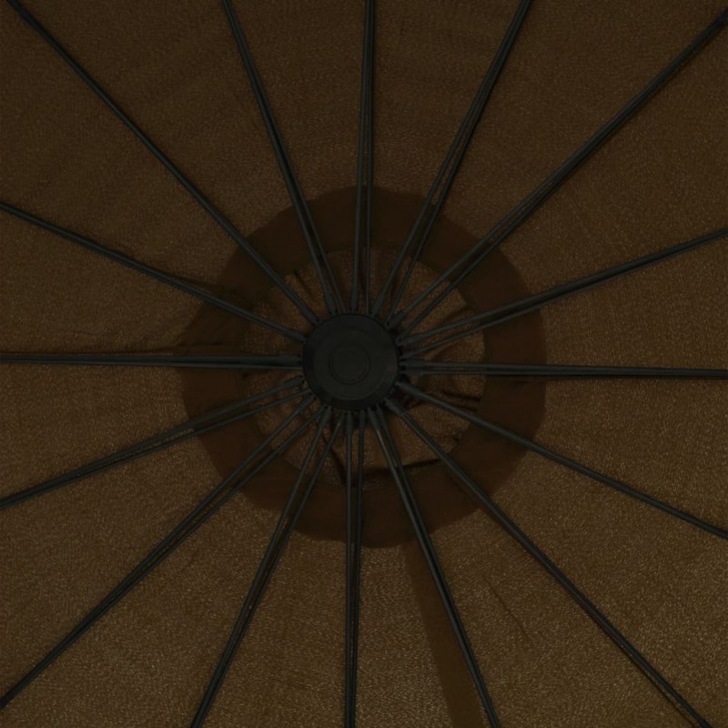 Ομπρέλα Κρεμαστή Taupe 3 μ. με Ιστό Αλουμινίου