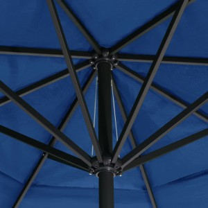 Ομπρέλα Κήπου Αζούρ Μπλε 500 εκ. με Ιστό Αλουμινίου 