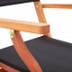 Καρέκλες Κήπου Πτυσσόμ. 2 τεμ. Μαύρες Ξύλο Ευκαλύπτου/Textilene
