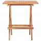 Τραπέζι bistro πτυσσόμενο από μασίφ ξύλο teak 60x60x65 εκ