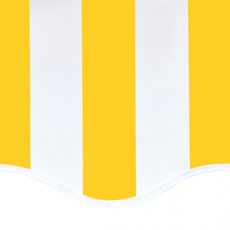 Τεντόπανο Ανταλλακτικό Κίτρινο / Λευκό 4 x 3,5 μ.