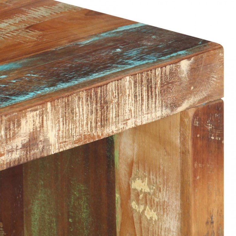 Σετ τραπεζάκια σαλονιού 2 τεμαχίων από μασίφ ανακυκλωμένο ξύλο