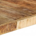Τραπέζι από ακατέργαστο ξύλο μάνγκο 140x140x75 εκ
