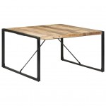 Τραπέζι από ακατέργαστο ξύλο μάνγκο 140x140x75 εκ