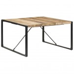 Τραπέζι από ακατέργαστο ξύλο μάνγκο 140x140x75 εκ