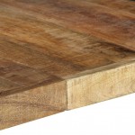 Τραπέζι από ακατέργαστο ξύλο μάνγκο 140x140x75 εκ