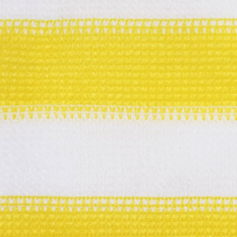 Διαχωριστικό Βεράντας Κίτρινο / Λευκό 90 x 300 εκ. από HDPE