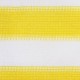 Διαχωριστικό Βεράντας Κίτρινο / Λευκό 90 x 300 εκ. από HDPE