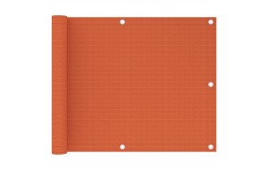  Διαχωριστικό Βεράντας Πορτοκαλί 75 x 300 εκ. από HDPE