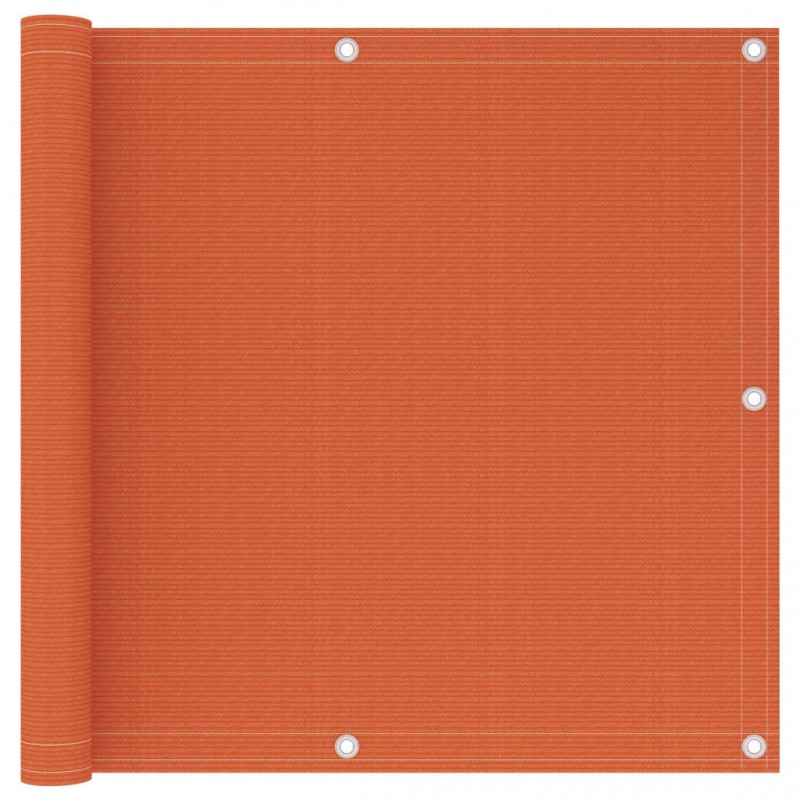 Διαχωριστικό Βεράντας Πορτοκαλί 90 x 400 εκ. από HDPE
