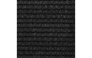 Διαχωριστικό Βεράντας Μαύρο 120 x 600 εκ. από HDPE