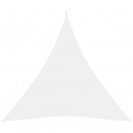 Πανί Σκίασης Τρίγωνο Λευκό 5 x 5 x 5 μ. από Ύφασμα Oxford