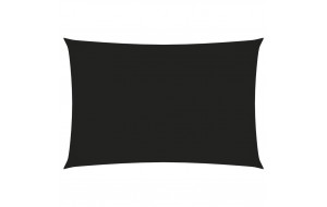 Πανί Σκίασης Ορθογώνιο Μαύρο 4 x 6 μ. από Ύφασμα Oxford