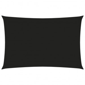  Πανί Σκίασης Ορθογώνιο Μαύρο 4 x 6 μ. από Ύφασμα Oxford