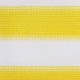 Διαχωριστικό Βεράντας Κίτρινο / Λευκό 120 x 500 εκ. από HDPE