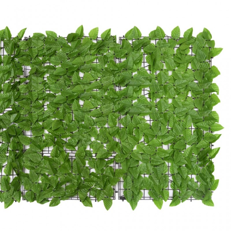 Διαχωριστικό Βεράντας με Σκούρα Πράσινα Φύλλα 500 x 100 εκ.