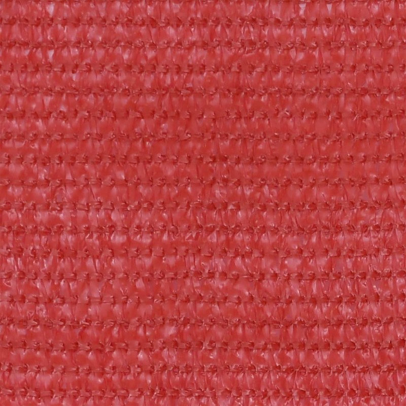 Διαχωριστικό Βεράντας Κόκκινο 120 x 500 εκ. από HDPE