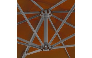 Ομπρέλα Κρεμαστή Τερακότα 250 x 250 εκ. με Ιστό Αλουμινίου
