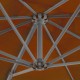 Ομπρέλα Κρεμαστή Τερακότα 250 x 250 εκ. με Ιστό Αλουμινίου
