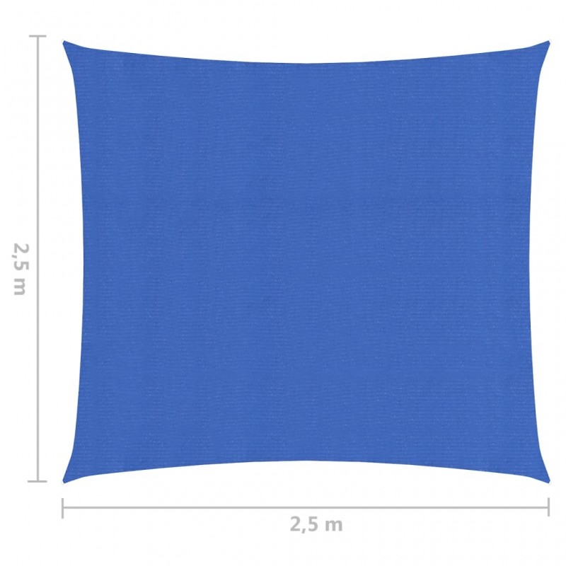 Πανί Σκίασης Μπλε 2,5 x 2,5 μ. από HDPE 160 γρ./μ²