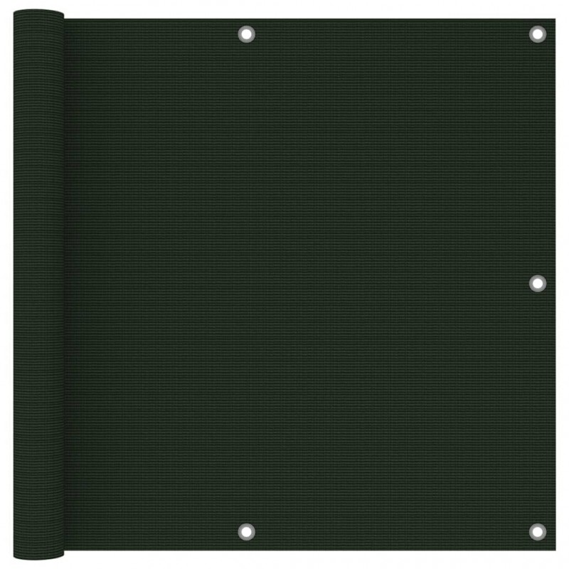 Διαχωριστικό Βεράντας Σκούρο Πράσινο 90 x 600 εκ. από HDPE