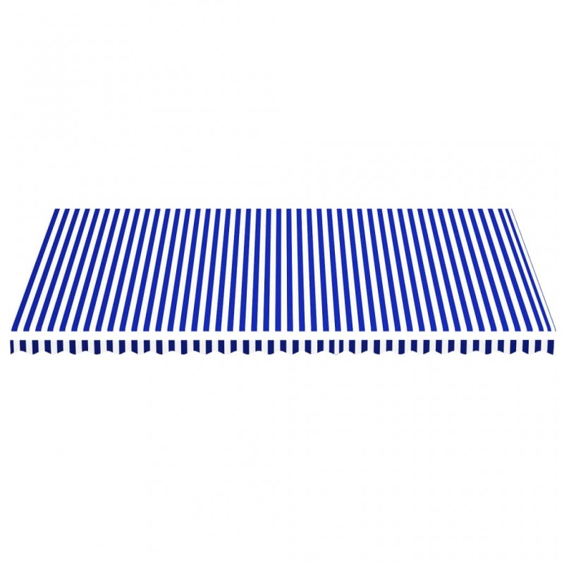 Τεντόπανο Ανταλλακτικό Μπλε / Λευκό 6 x 3,5 μ.