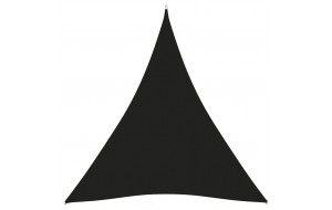  Πανί Σκίασης Τρίγωνο Μαύρο 3 x 4 x 4 μ. από Ύφασμα Oxford