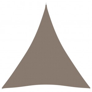  Πανί Σκίασης Τρίγωνο Taupe 3 x 3 x 3 μ. από Ύφασμα Oxford